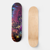 Paint brossé Abstrait Couleurs Flaming Skateboard (Recto)