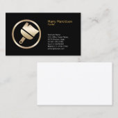 Paint Brush Icon Painter Business Card Visitekaartje (Voorkant / Achterkant)