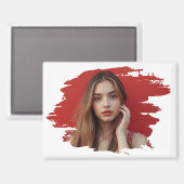 Paint Brush Photo Magneet (Voorkant / Achterkant)