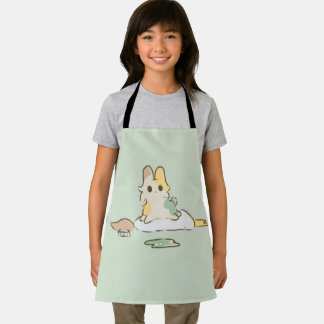 Paint bunny apron  schort
