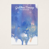 Paint Drip die Ketting-juwelen-beeldschermkaart ve Visitekaartje (Voorkant)