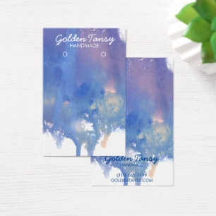 Paint Drip die Ketting-juwelen-beeldschermkaart ve Visitekaartje