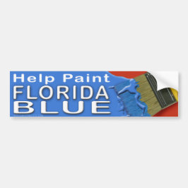 Paint Florida Blue Bumpersticker 2