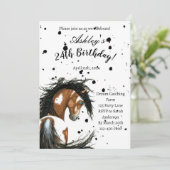 Paint Horse Carte Anniversaire Par Amylyn Bihrle (Debout devant)