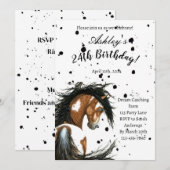 Paint Horse Carte Anniversaire Par Amylyn Bihrle (Devant / Derrière)