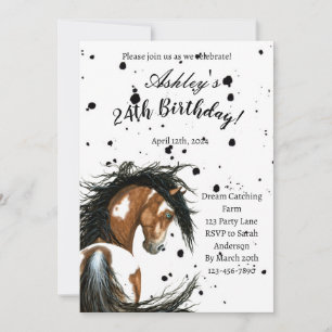 Paint Horse Carte Anniversaire Par Amylyn Bihrle