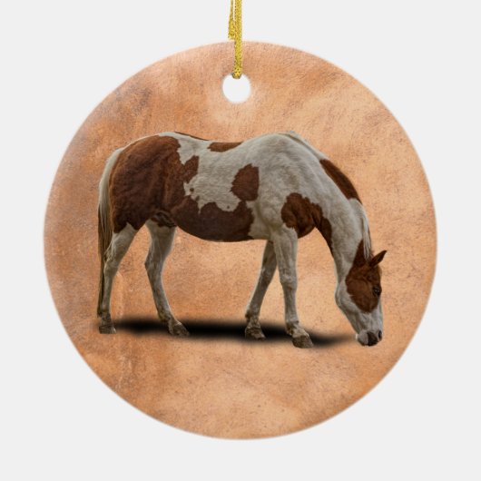 PAINT HORSE KERAMISCH ORNAMENT (Achterkant)