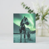 Paint Horse Noorderlicht Briefkaart (Staand voorkant)