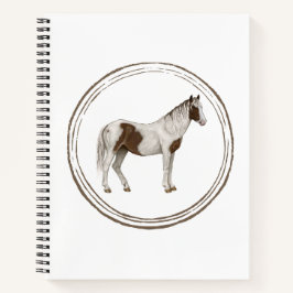 Paint Horse Notebook Notitieboek