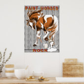 Paint Horses Rock poster (Cuisine)