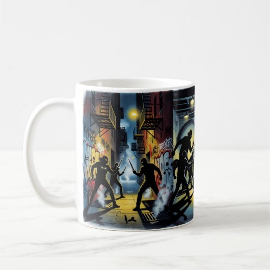 Paint It Black — Mug Joy Fading Into Shadow (Gauche)