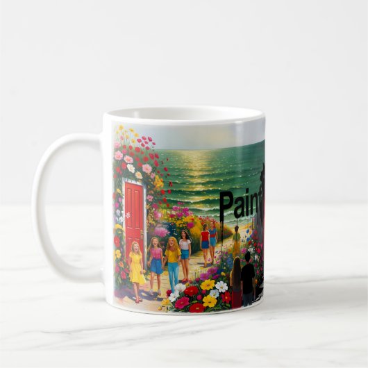 Paint It Black — Mug Joy Fading Into Shadow (Gauche)