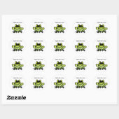 Paint My Frog Sticker - Gepersonaliseerd (Vel)