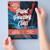 Paint Pour Class Flyer (Hand)