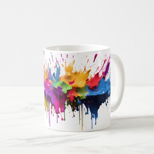 Paint Pride Splash Mug (Devant droit)