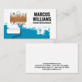 Paint Roller | Hardwarehulpmiddelen | Repairman Visitekaartje (Voorkant / Achterkant)