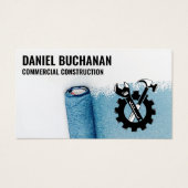 Paint Rollers Logo | Blue Collar Tools Visitekaartje (Voorkant)