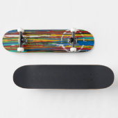 Paint Run Art Skateboard (Horizontaal)