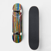 Paint Run Art Skateboard (Voorkant)