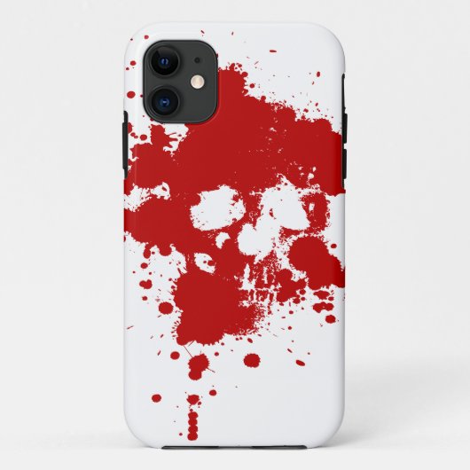 Paint Skull Case-Mate iPhone Case (Achterkant)