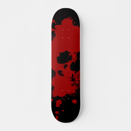 PAINT SKULL SKATEBOARD (Voorkant)
