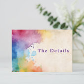 Paint spat de Kaart Details behuizing (Staand voorkant)