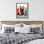 Paint Splash Beer Canvas Afdruk (Insitu (Slaapkamer))