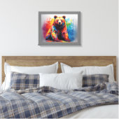 Paint Splash Beer Canvas Afdruk (Insitu (Slaapkamer))