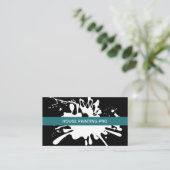 Paint Splash House Painter Visitekaartje (Staand voorkant)