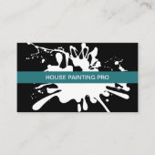 Paint Splash House Painter Visitekaartje (Voorkant)