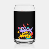 PAINT SPLASH LESSONS LEARN GLASS CUP (Verso)