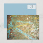 Paint Splatter Briefkaart (Voorkant / Achterkant)