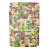 Paint Splatter herfstkleur bladeren Abstract Badmat (Voorkant Verticaal)
