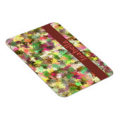 Paint Splatter herfstkleur bladeren Abstract Magneet (Rechterzijde)