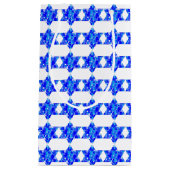 Paint Splatter Joodse sterren Klein Cadeauzakje (Voorkant)