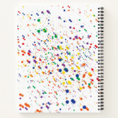 Paint Splatter Journal – Rainbow Edition | CTFOD Notitieboek (Achterkant)