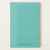 Paint Splatter Maandelijkse Planner (Achterkant)