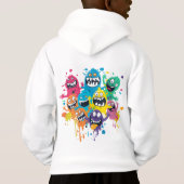 Paint Splatter Monsters-trui (Achterkant)