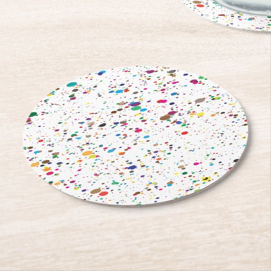 Paint Splatter Onderzetters (Gebogen)