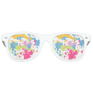Paint Splatter Party Shades Retro Zonnebril