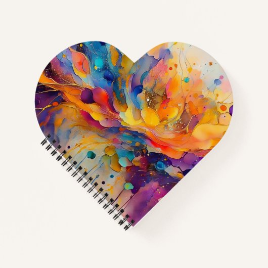 Paint Splatter Pattern 2 Notitieboek (Voorkant)