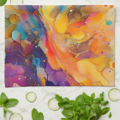 Paint Splatter Pattern 2 Theedoek (Gevouwen)