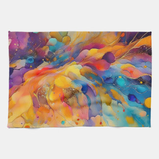 Paint Splatter Pattern 2 Theedoek