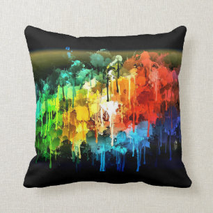 Paint Splatter Pillow Kussen