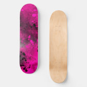 Paint Splatter Pink Skateboard (Recto)