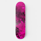 Paint Splatter Pink Skateboard (Recto)