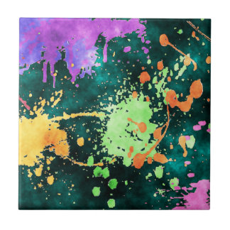 PAINT SPLETTERS Tile Tegeltje