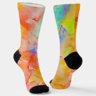 Paint Stain Sustainable Premium Crew Socks Sokken