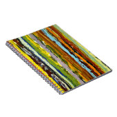 Paint Streak Abstract Notitieboek (Rechterzijde)