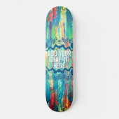 Paint Streak Skateboard Deck (Recto)